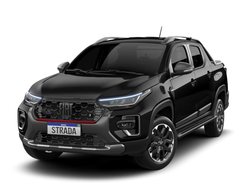 Fiat Strada preta