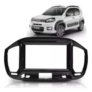 MOLDURA 9``/ 7`` FIAT UNO 2015/2021-PRETA: 5954