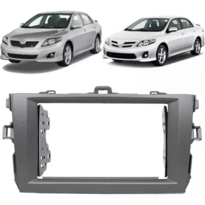 MOLDURA 7`` CHINÊS E JAPONÊS TOYOTA COROLA 08/13- GRAFITE COD 2870