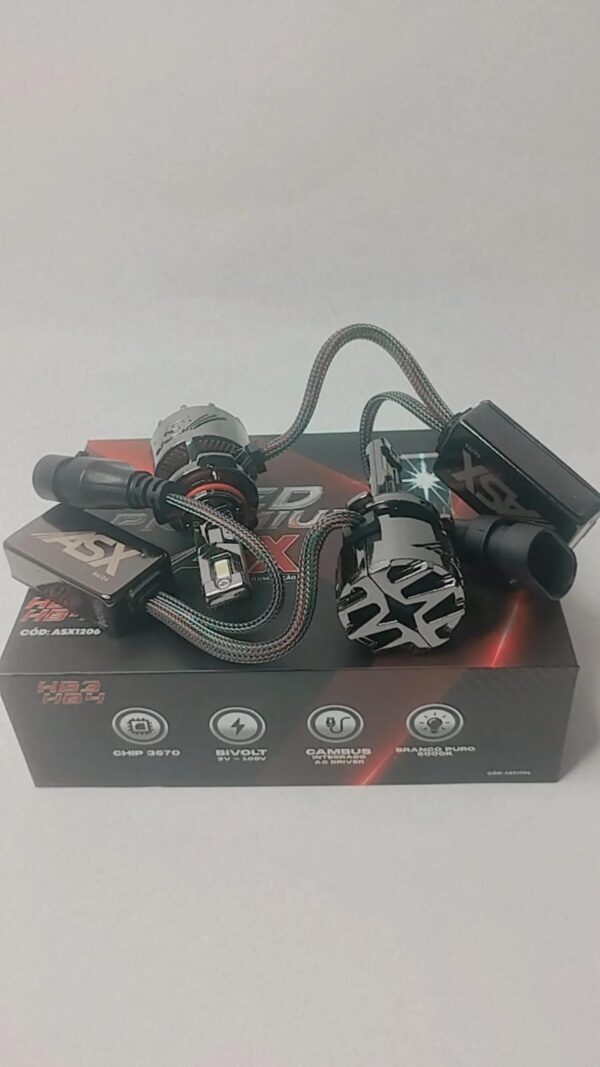 LED PREMIUM CSP 100w-15.000 LUMENS -BIVOLT - MODELO: HB3/HB4 - Imagem 2